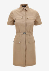 Mini Utility Shirt Dress