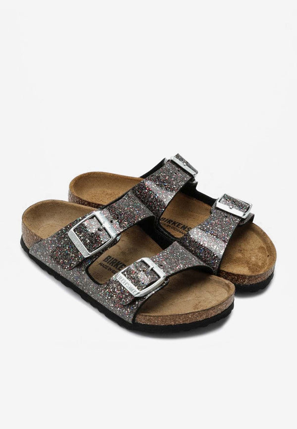 Girls Arizona Cosmic Sparkle Leather Sandals