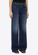 The Down Low Spinner Heel Wide-Leg Jeans