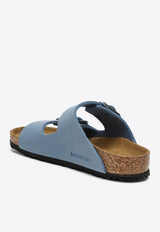 Kids Arizona Double-Buckle Leather Slides