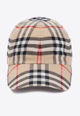 Checked Baseball Cap