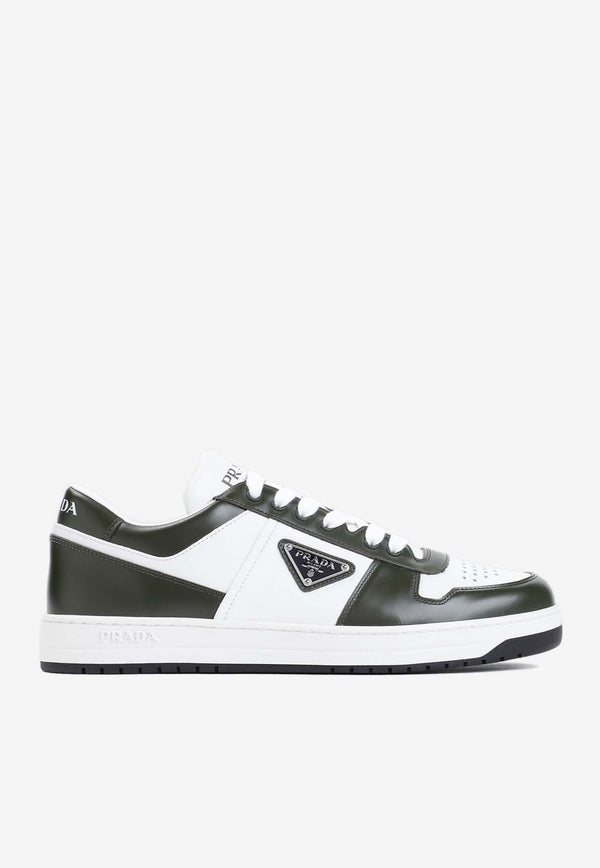 Downtown Calf Leather Low-Top Sneakers