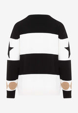 Dirce Striped Wool Sweater