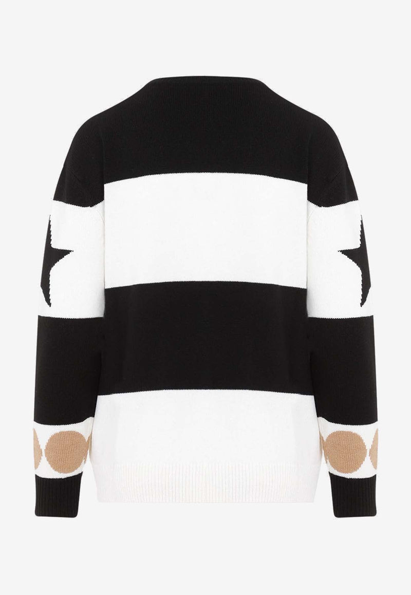 Dirce Striped Wool Sweater