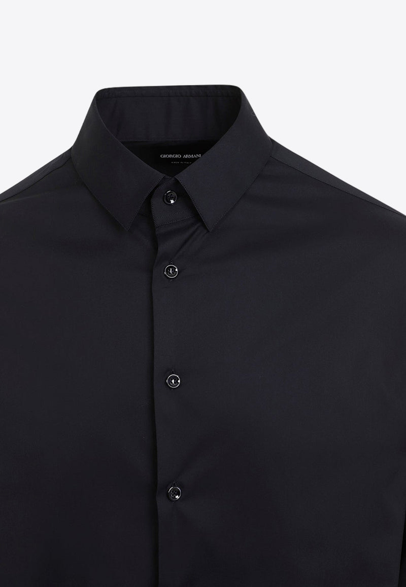 Long-Sleeved Button-Up Shirt