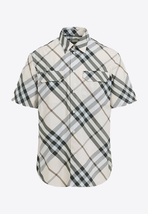 Checked Short-Sleeved Shirt