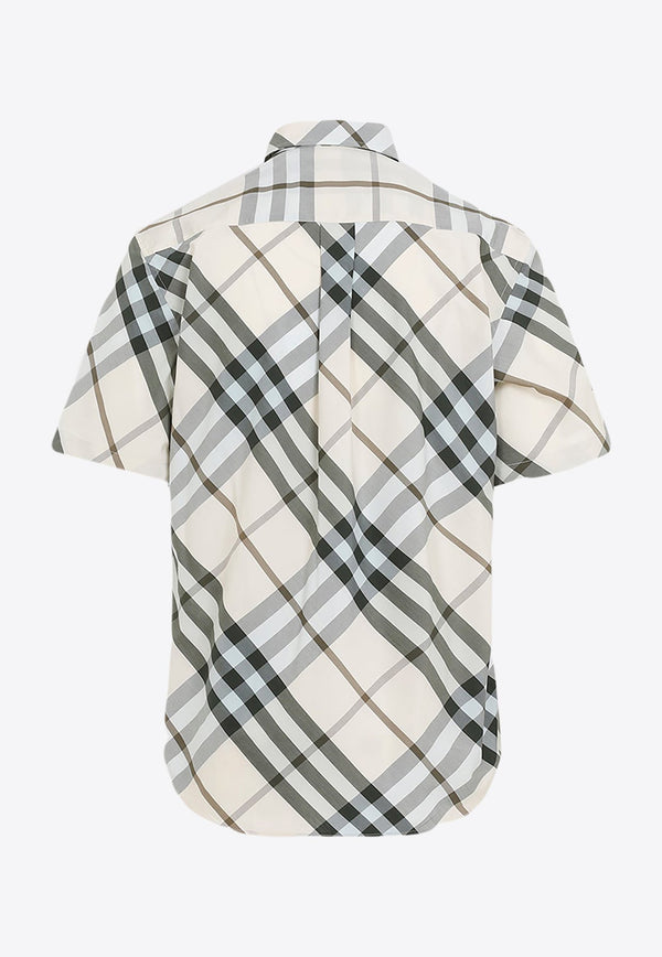 Checked Short-Sleeved Shirt