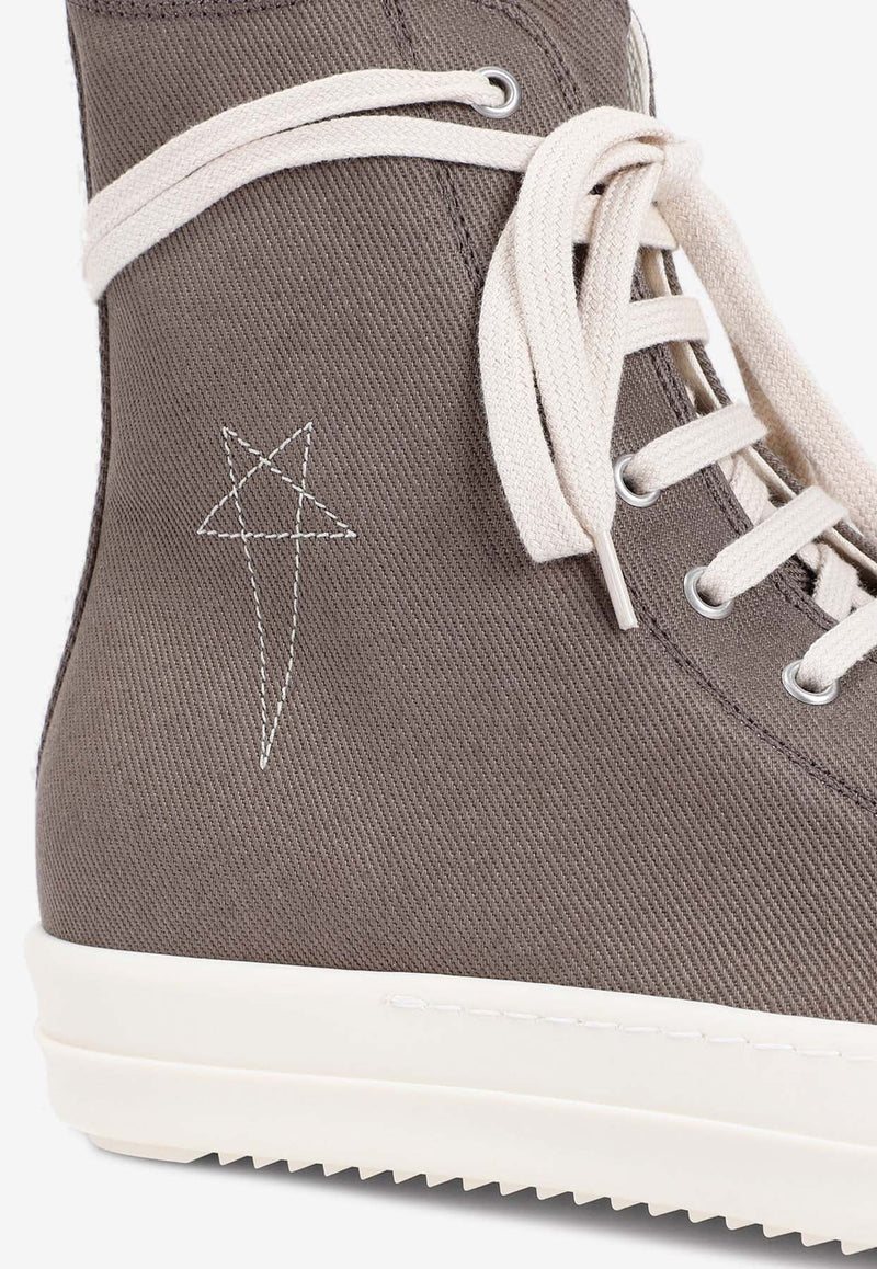 High-Top Canvas Sneakers