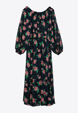 Off-Shoulder Floral Maxi Dress
