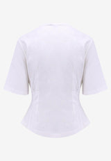 Logo-Embroidered Fitted T-shirt