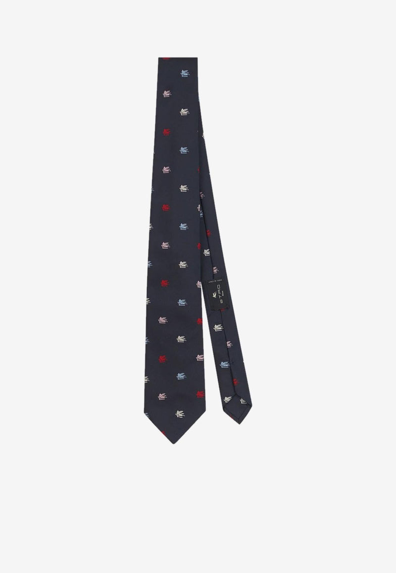 Logo Pegaso Silk Tie