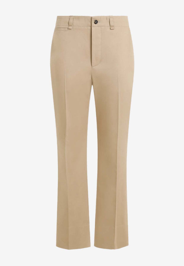 Straight-Leg Tailored Pants