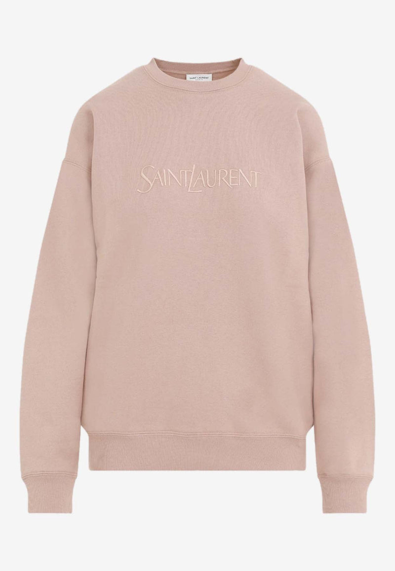 Logo Embroidered Sweatshirt