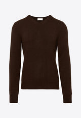 V-Neck Long-Sleeved Sweater