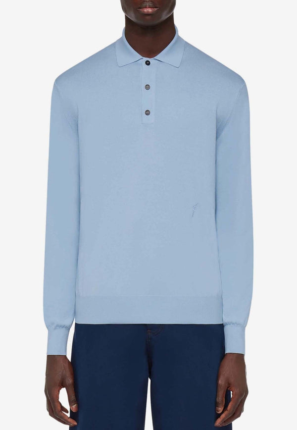 Long-Sleeved Polo T-shirt