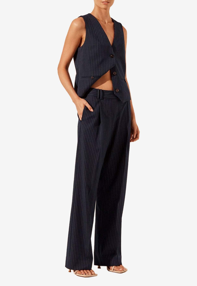 Hayden Pinstriped Tailored Pants