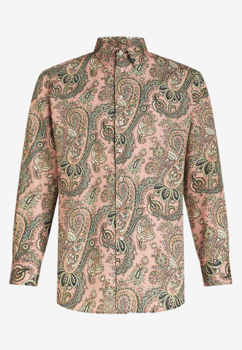 Ornamental Paisley Print Shirt