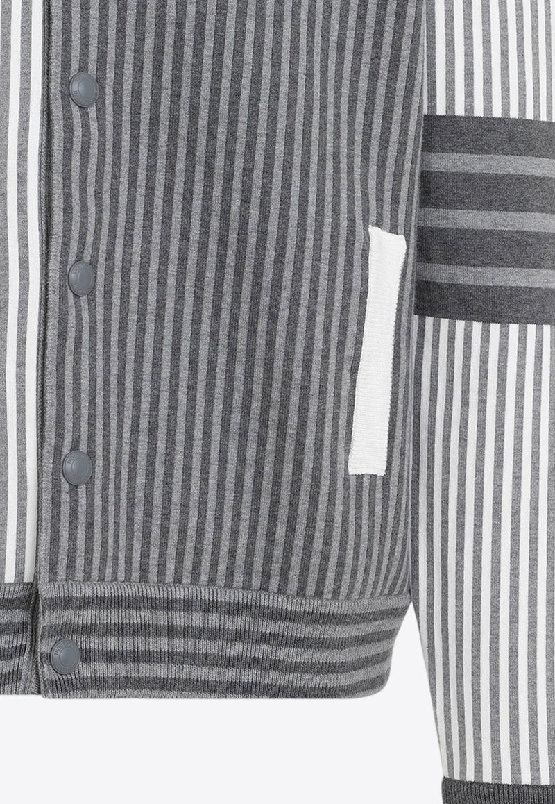 Paneled Striped Jacket