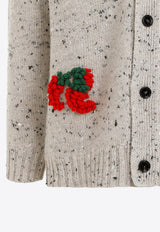 Linen and Wool Knitted Cardigan