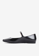 Tod`s Calf Leather Ballerinas - Nero - Nero