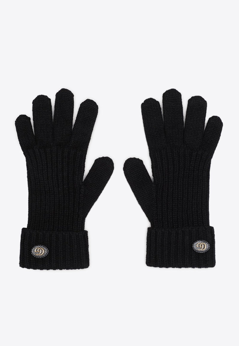 GG Rib-Knit Gloves