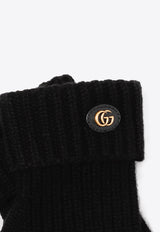 GG Rib-Knit Gloves