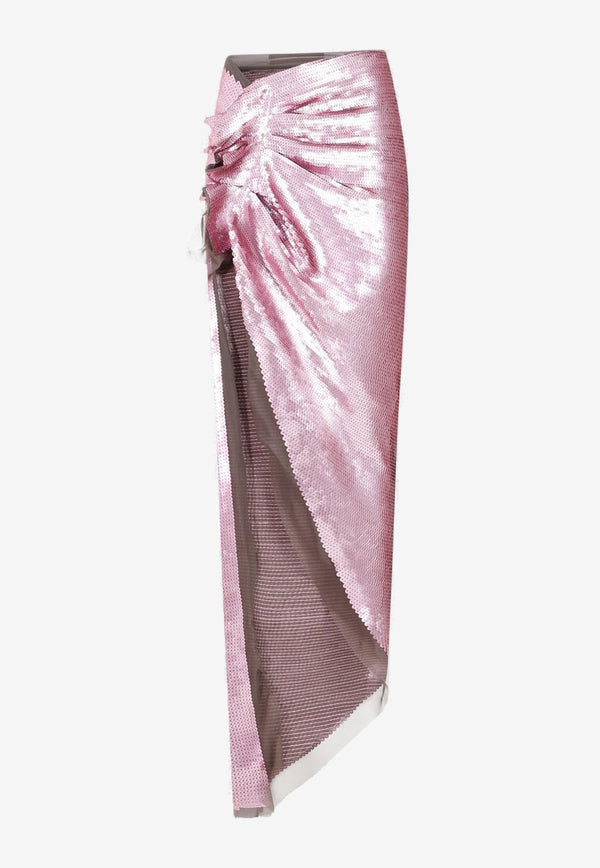 Edfu Sequined Midi Skirt
