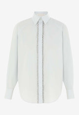 Illustration Diamante Embellished Shirt