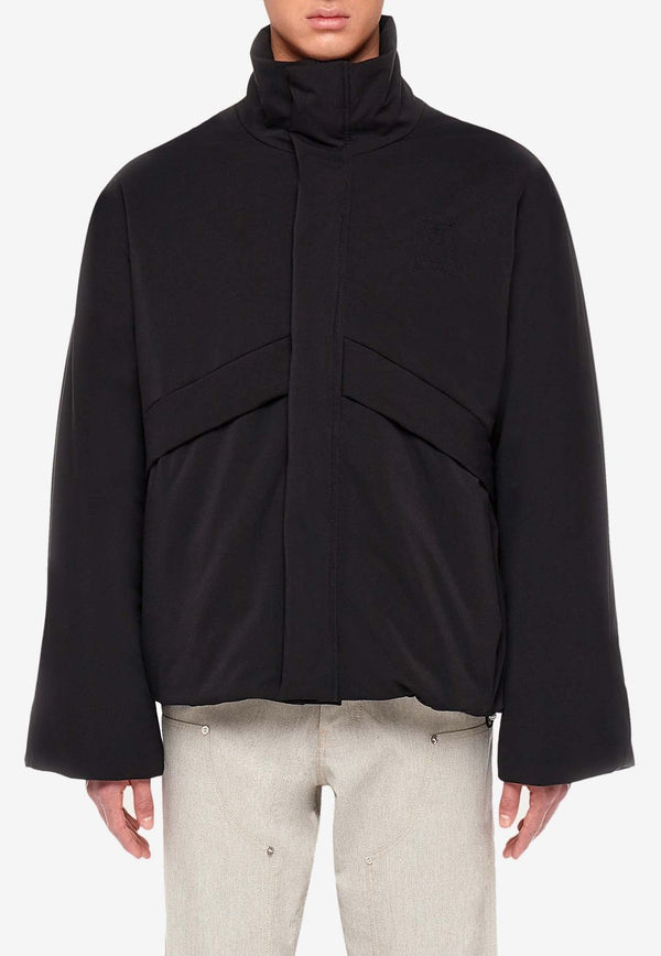 High-Neck Zip-Up Jacket