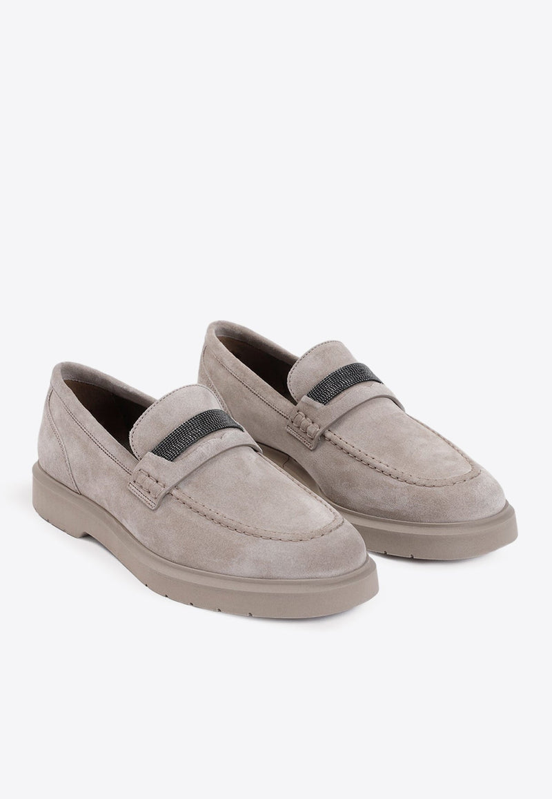 Penny Suede Loafers