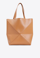 Large Puzzle Fold Tote Bag