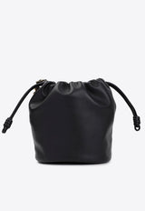 Flamenco Calf Leather Chain Bucket Bag