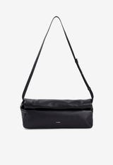 Medium Rollup Leather Shoulder Bag