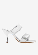 Perni 90 Sandals in Metallic Nappa Leather