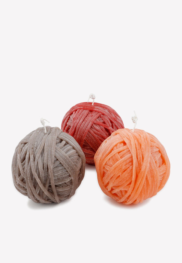 String Ball Candle Set