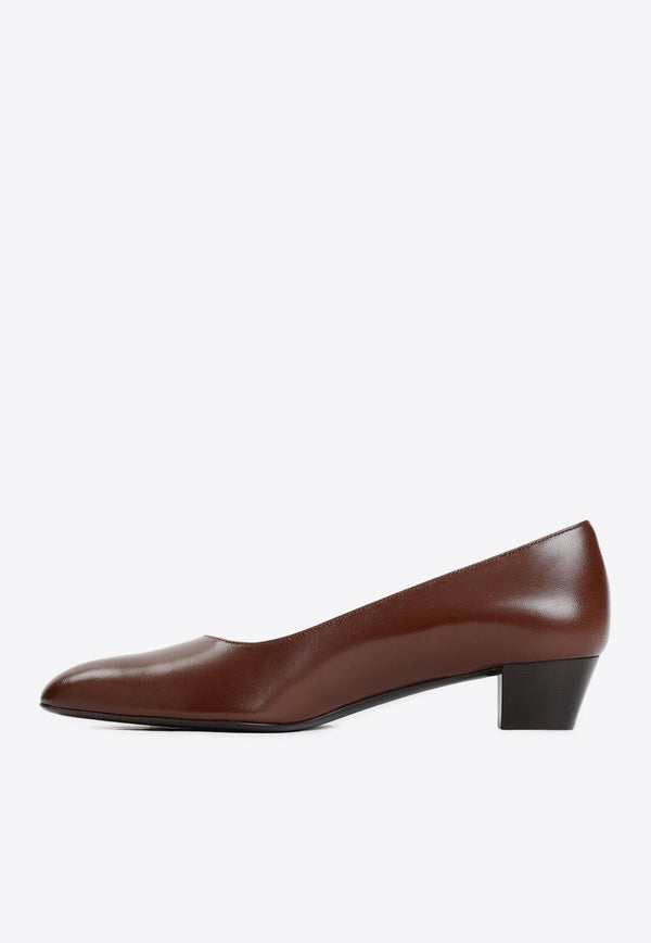 Luisa 35 Leather Pumps