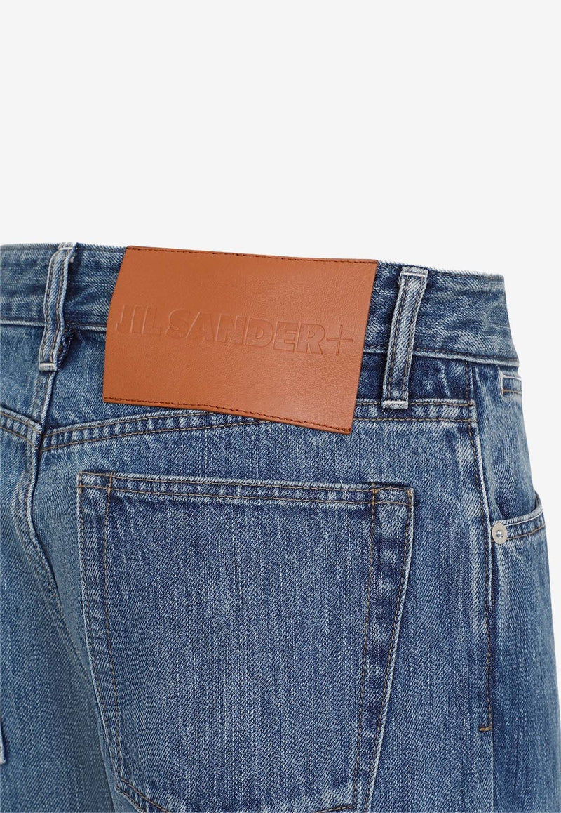 Overwashed Straight Jeans