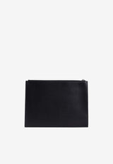 Logo Leather Pouch