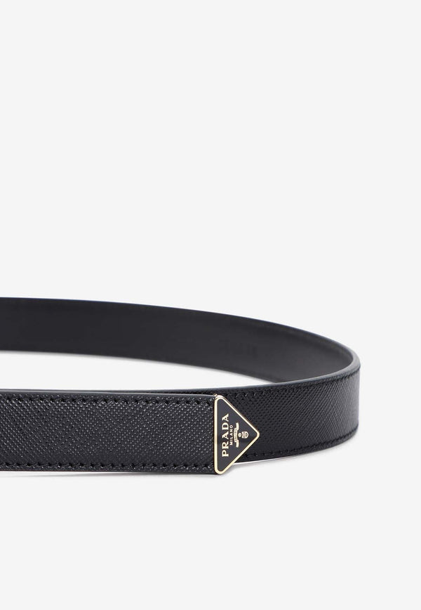 Logo Leather Belt