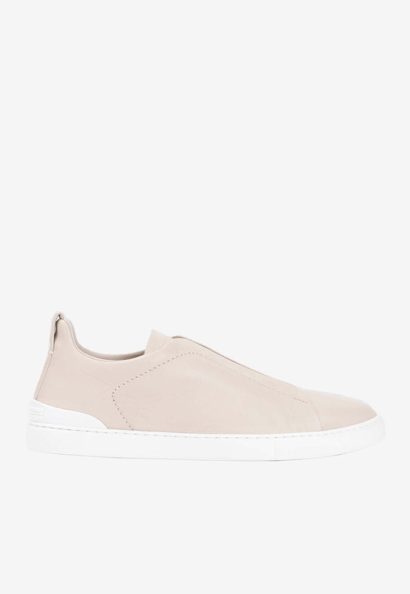 Triple Stitch Secondskin Low-Top Sneakers