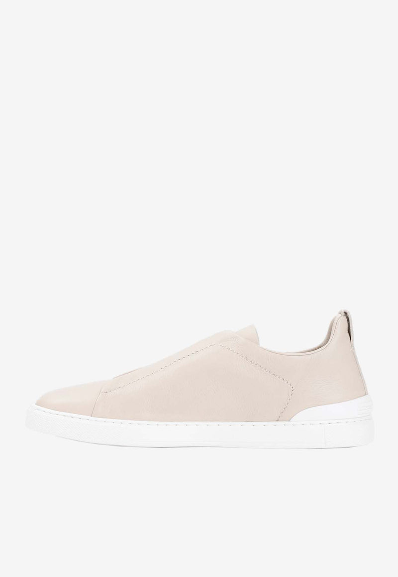 Triple Stitch Secondskin Low-Top Sneakers