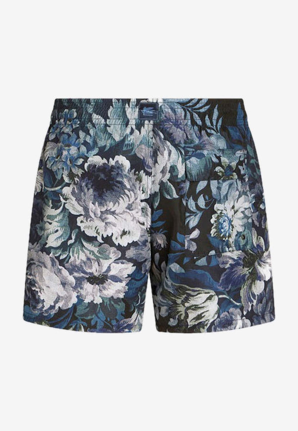 Floral Print Swim Shorts