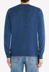 Paisley Pattern Wool Sweater