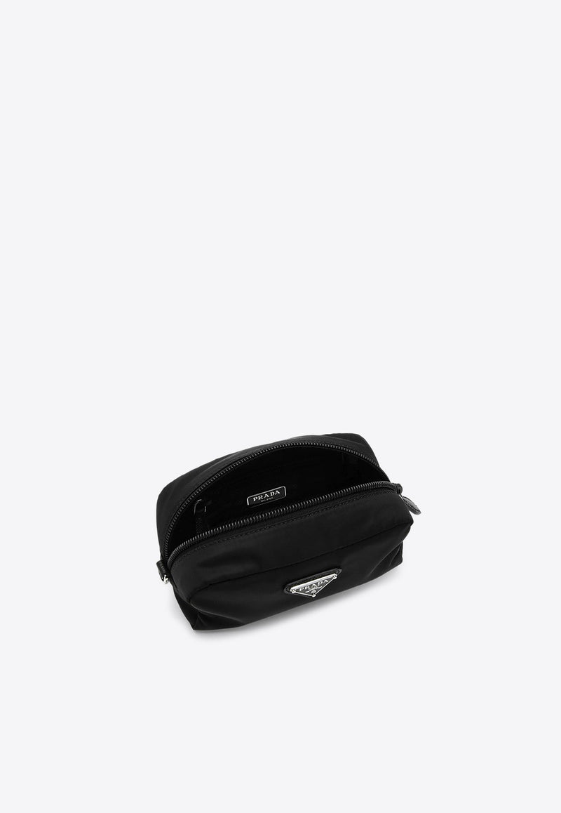 Re-Nylon Zip-Up Vanity Pouch