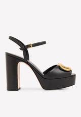 VLogo 120 Leather Platform Sandals