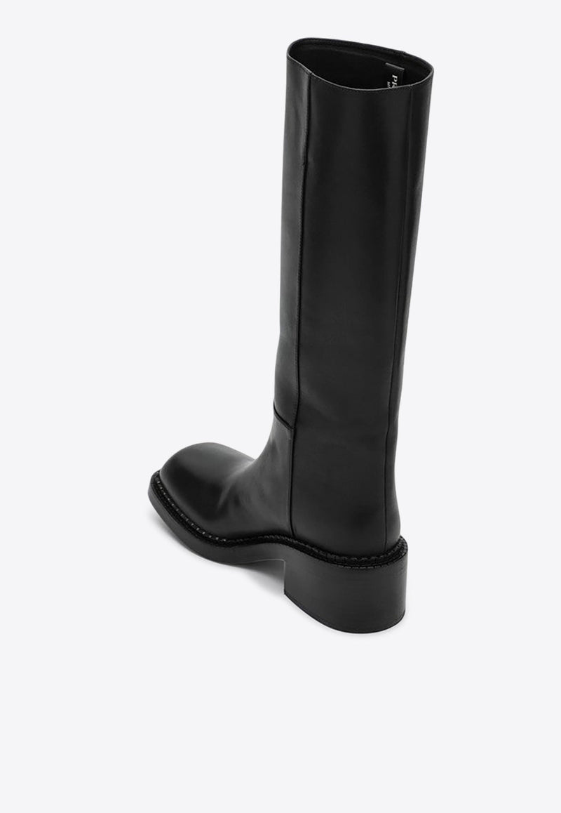 Knee-High Leather Boots