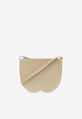 Chess Grained Leather Crossbody Bag