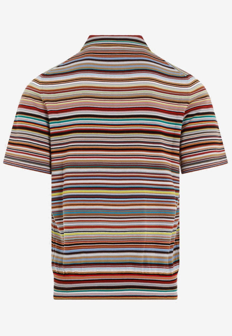 Striped Polo T-shirt