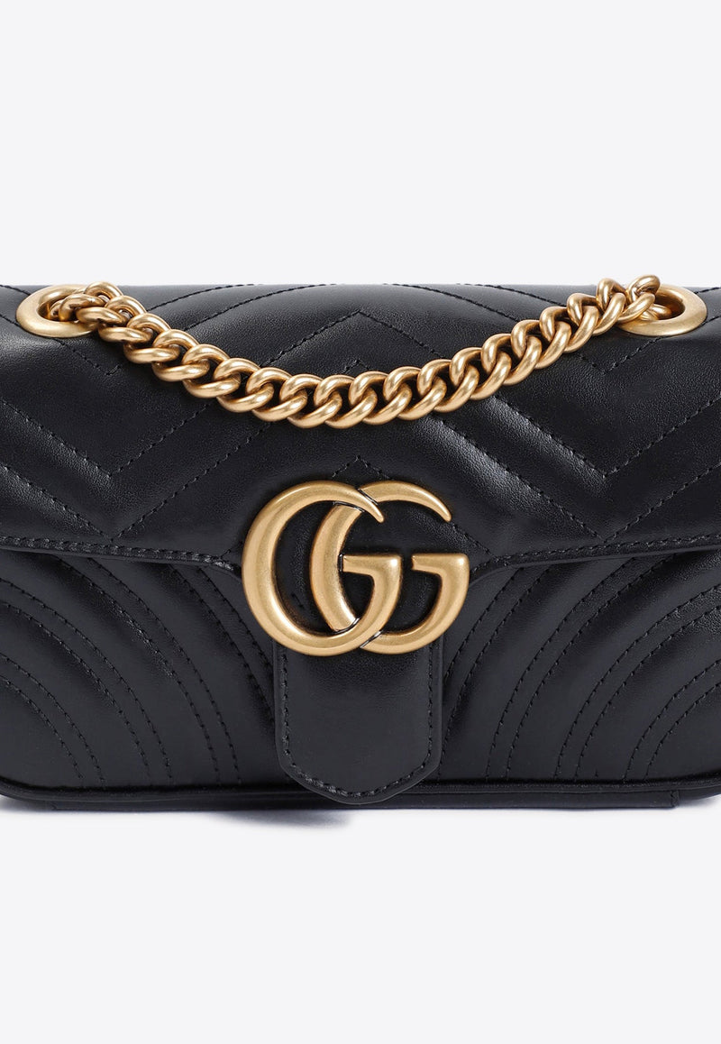 Mini GG Marmont Matelassé Shoulder Bag