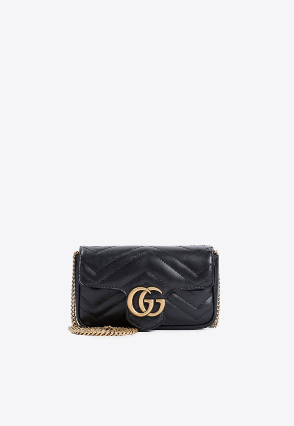 Super Mini GG Marmont Matelassé Shoulder Bag